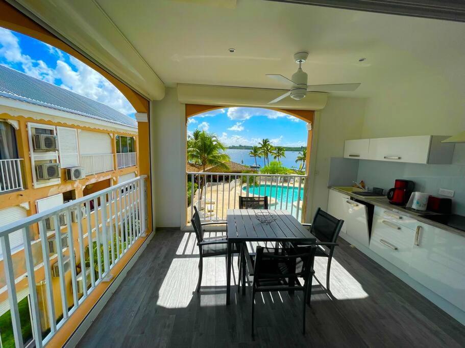 Superbe Studio Lumineux, Vue Sur Piscine Et Mer Baie Nettle Exterior foto