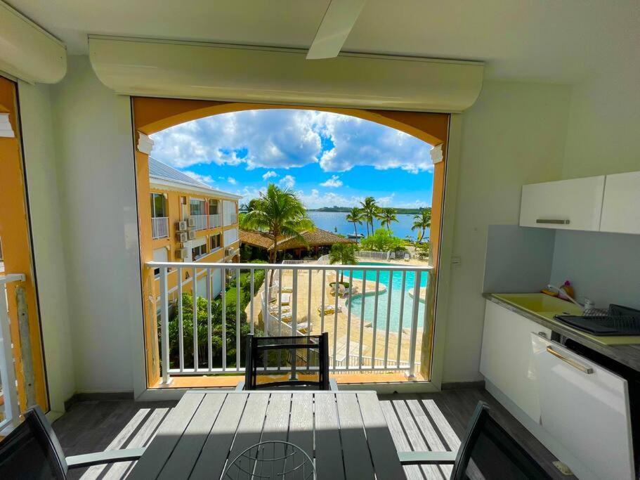 Superbe Studio Lumineux, Vue Sur Piscine Et Mer Baie Nettle Exterior foto